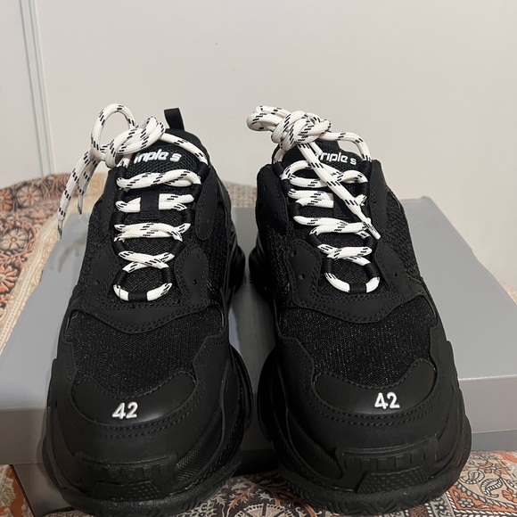 Balenciaga Triple S Mesh Runner Sneakers - Picture 6 of 9